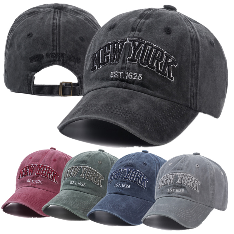 Aquatic Sports Cap - Moda NEW YORK Nakış Beyzbol Kapaklar