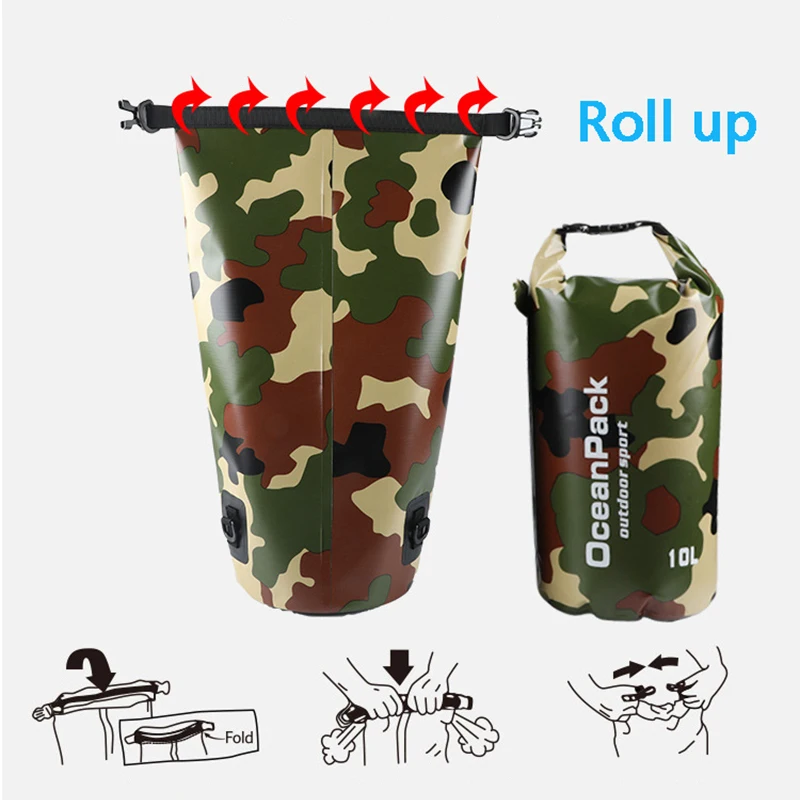 Su geçirmez Kuru Çanta Kamufla - Dry Bag Roll Top incelemesi ve fiyatı