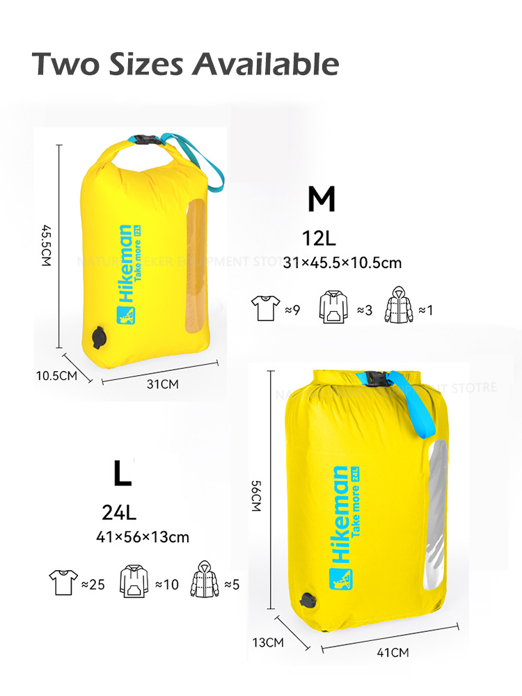 HIKEMAN Vakumlu Sıkıştırma Tor - Dry Bag Roll Top incelemesi ve fiyatı