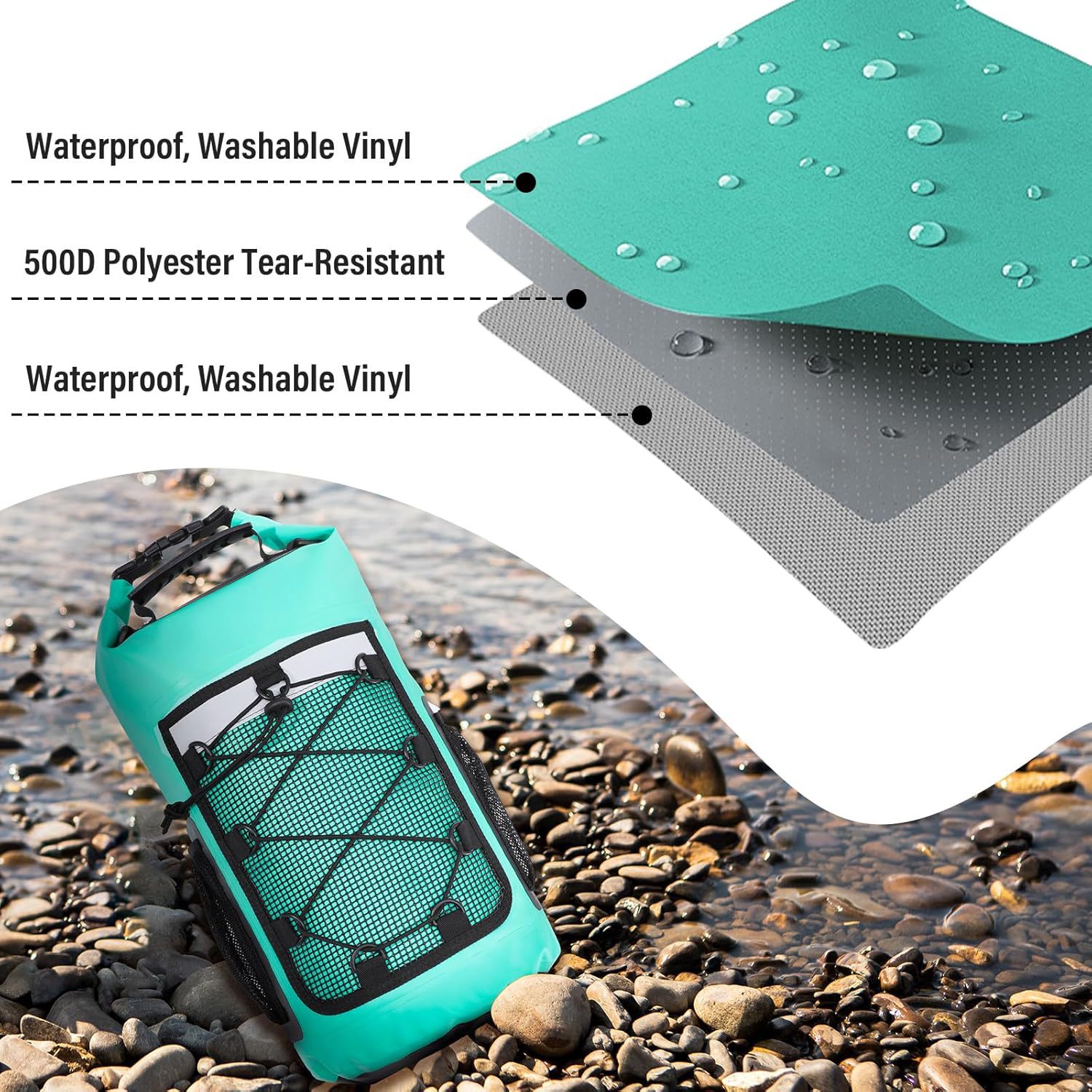 25L Su Geçirmez Sırt Çantası Y - Dry Bag Roll Top incelemesi ve fiyatı