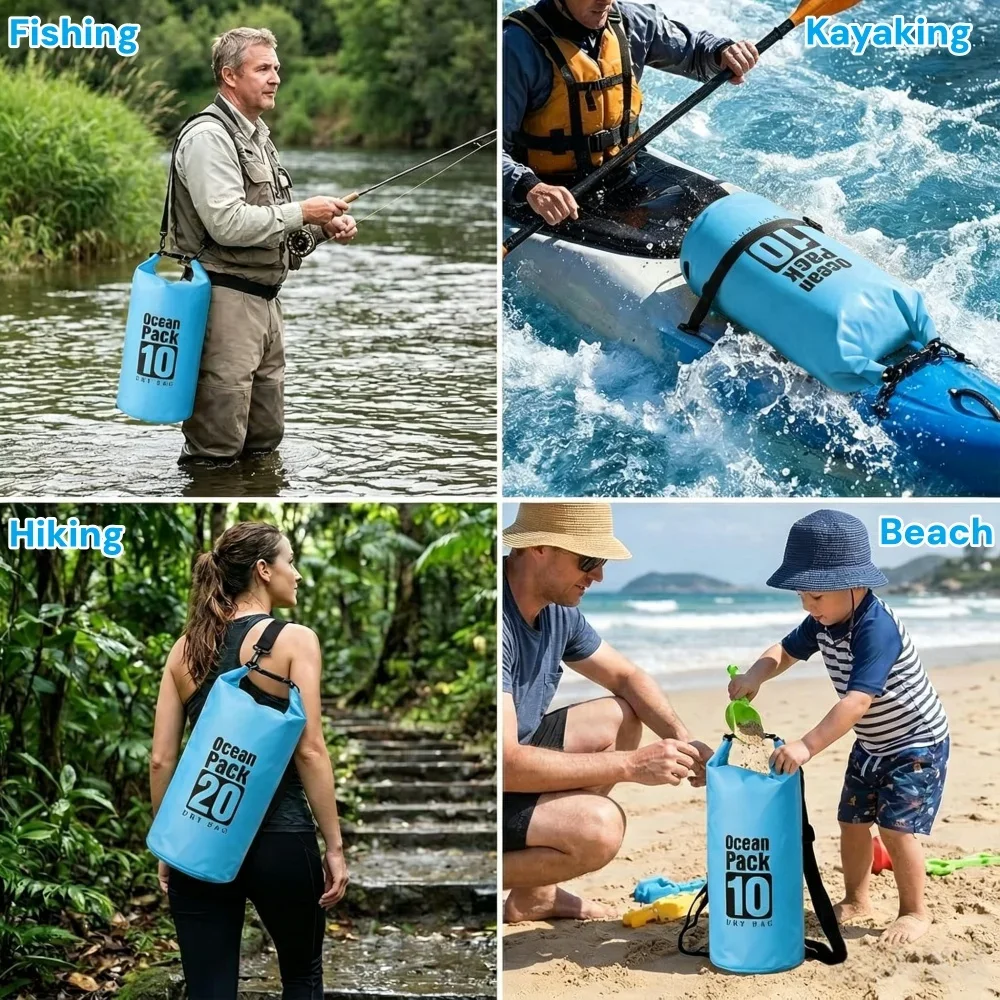 500D Su Geçirmez Kuru Çanta Yü - Dry Bag Roll Top incelemesi ve fiyatı